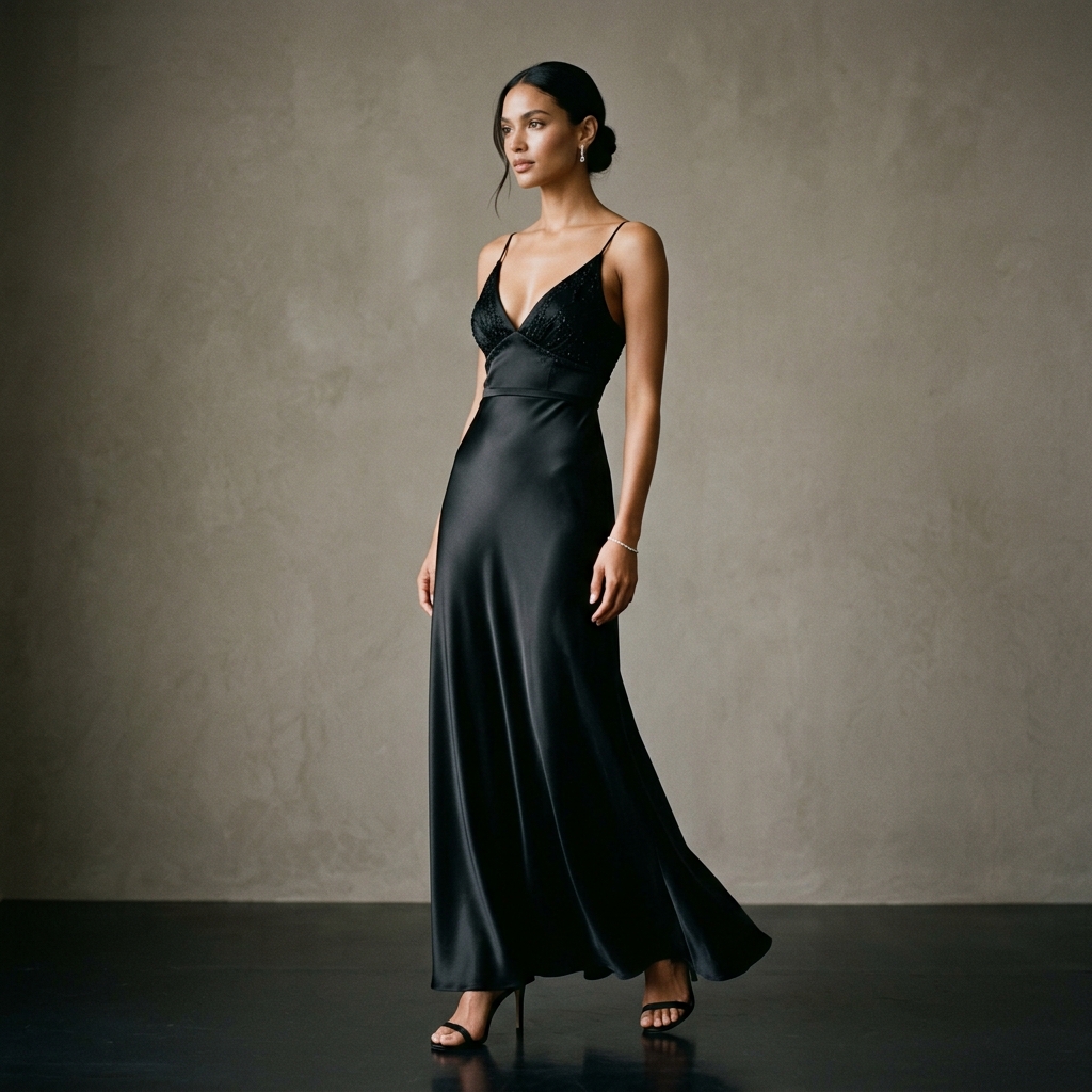 Silk Evening Dress