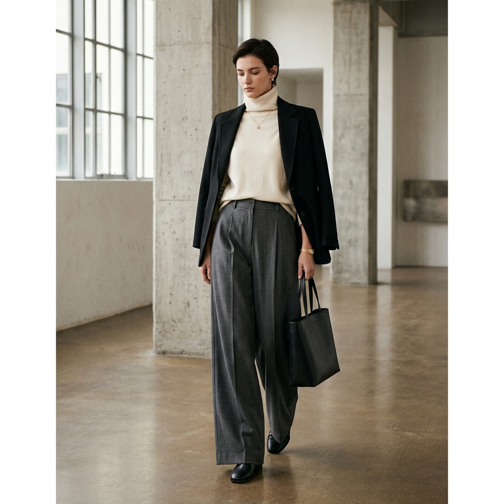 Wide Leg Trousers